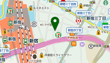 cona(コナ) 新宿東南口店の地図画像