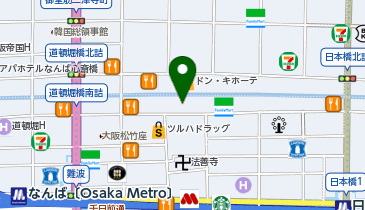 ジャンカラ 道頓堀だるま店の地図画像