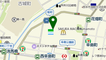 A.P.C. KUMAMOTO(アーペーセー クマモト)の地図画像