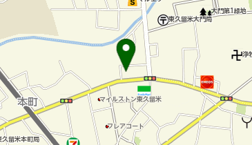 割烹 蛍の地図画像