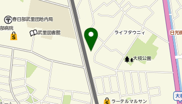 武里ゴルフセンターの地図画像