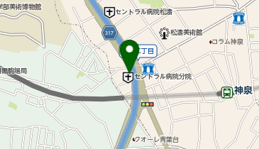 セントラル介護医療院の地図画像