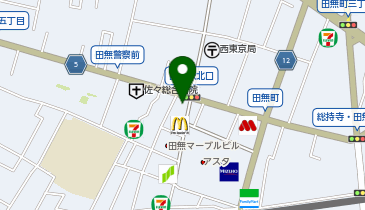 メガネのアド 田無店の地図画像