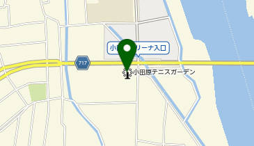 小田原テニスガーデンの地図画像