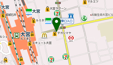 わくわく広場 大宮高島屋店の地図画像