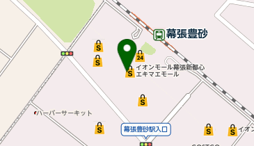 わくわく広場 イオンモール幕張新都心エキマエ店の地図画像