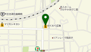 わくわく広場 天王台店の地図画像
