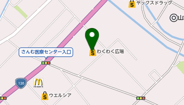 わくわく広場 成東店の地図画像
