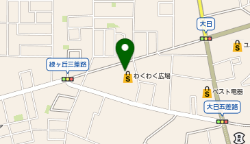 わくわく広場 四街道店の地図画像