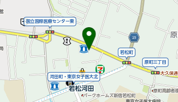 わくわく広場 新宿若松町店の地図画像