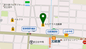 わくわく広場 ららテラス北綾瀬店の地図画像