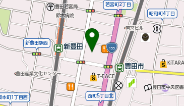 わくわく広場 豊田T-FACE店の地図画像