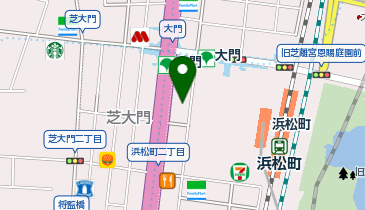 すし専門ストア かど平 大門の地図画像