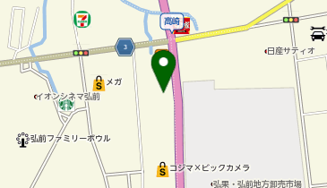 焼肉きんぐ 弘前店の地図画像