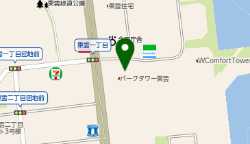 パークタワー東雲」(江東区-不動産/管理/仲介-〒135-0062)の地図