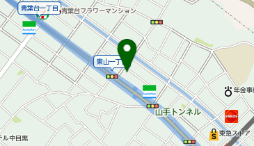 おでん きんぎょと風鈴 目黒川の地図画像