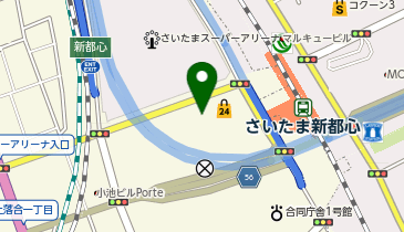 ジャンクガレッジ JRさいたま新都心ビル店の地図画像