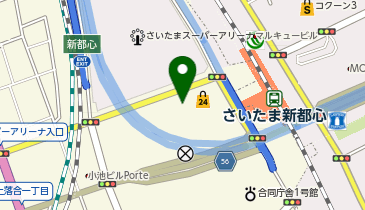 ジャンクガレッジ JRさいたま新都心ビル店の地図画像