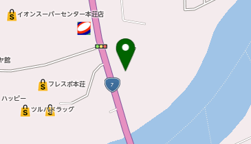 秋田ダイハツ販売株式会社 本荘店の地図画像