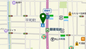 海鮮つるべ 岡山店の地図画像