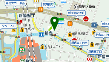 みずほ信託銀行 新宿支店の地図画像