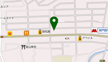 アイメガネ 坂戸にっさい店の地図画像