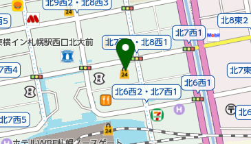 ベルヴュオフィス札幌駅ビルの地図画像