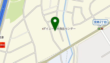 カリモク家具 茨木アウトレットの地図画像