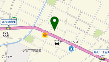 カリモク家具 小牧ショールームの地図画像