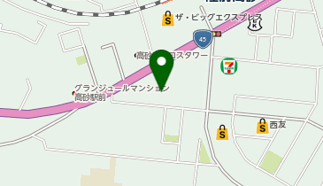 カリモク家具 仙台ショールームの地図画像