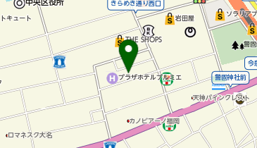 CHROME HEARTS FUKUOKA(クロムハーツ フクオカ)の地図画像