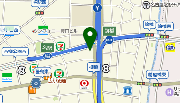 EleRe(エレリ-) 名駅店の地図画像