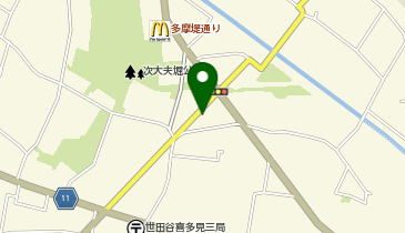 喜多見東地区会館の地図画像