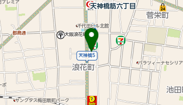 本家第一旭 天満店の地図画像