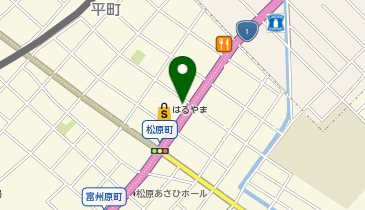 からやま 四日市北店の地図画像