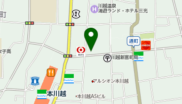 HOTEL GALAXY POD(ホテル ギャラクシー ポッド) 本川越店の地図画像