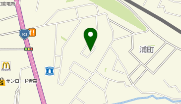 丸源ラーメン 青森観光通り店の地図画像