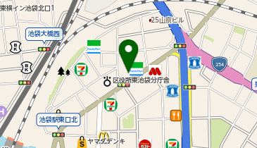 イケベリユースIKEBUKUROの地図画像