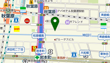 リボレ秋葉原の地図画像