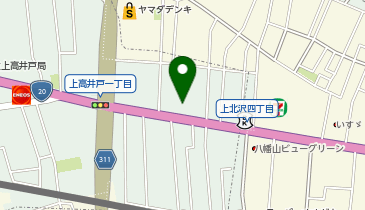 あんしん祭典 八幡山の地図画像