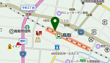 大阪屋台居酒屋 ニュー山ちゃん JR鳥取店の地図画像