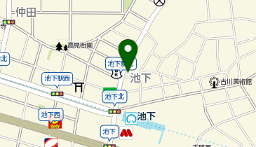 池下タコスの地図画像