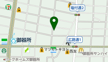 クロッキーF美術館の地図画像