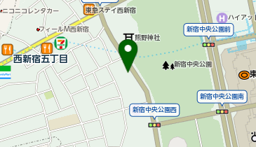 ベルサール西新宿の地図画像