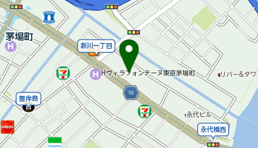 肉のハナマサ 新川店の地図画像