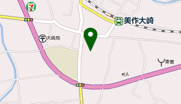 津山市 大崎公民館の地図画像