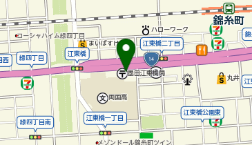 とーかんまんしょん錦糸町101号室の地図画像