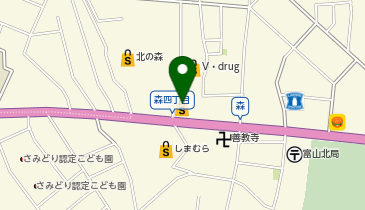 【11/6オープン】駿河屋 富山 北の森店の地図画像