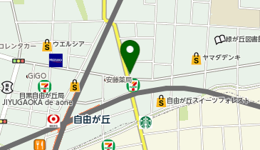 そば吟 自由が丘店の地図画像