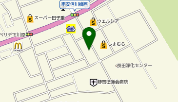 ビッグエムワン 静岡下川原店の地図画像